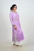 Light Purple Lucknowi Chikankari Kurta