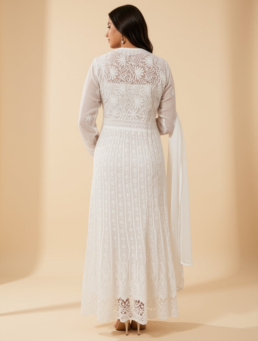 Ivory Grace Embroidered Set